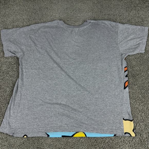 Nickelodeon Rugrats Chuckie Finster Shirt Mens 2XL Gray AOP Cartoon Graphic Tee - Picture 6 of 9